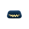Lea Suede Style Clutch w/ Gold Accent