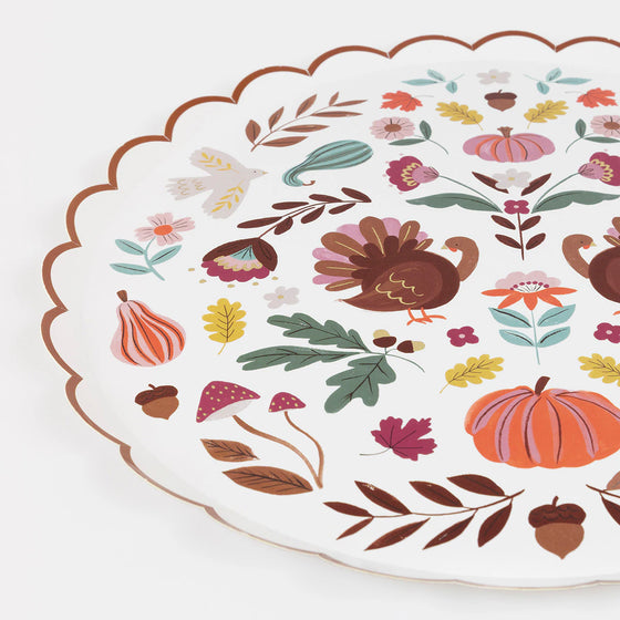 Folk Fall Side Plates