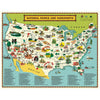 National Parks Map Puzzle 1,000 Pieces