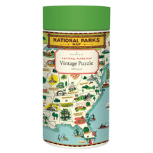 National Parks Map Puzzle 1,000 Pieces