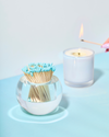 Round Match Striker - Light Blue Matches