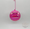 100mm Hot Pink Glass Ornament
