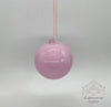 Pink Hand blown Glass Ornaments