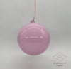 Pink Hand blown Glass Ornaments