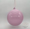 Pink Hand blown Glass Ornaments