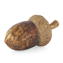 6.25" Gold & Bronze Textured Resin Acorn