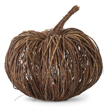  10 Inch Handcrafted Woven Vine Pumpkin