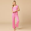 Dream Ruffle V-Neck with Cropped Pant
