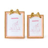 Golden Bow with Frame with Ball Chain Trim