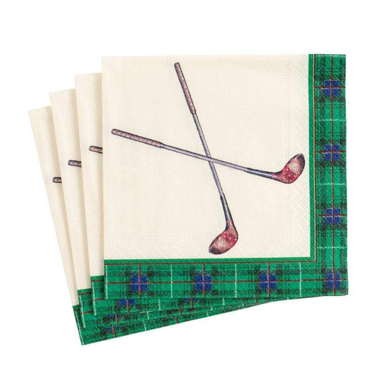 Golfing Cocktail Napkins 20/Pkg
