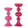 Shades of Green or Pink Candle Holders