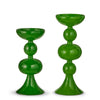 Shades of Green or Pink Candle Holders
