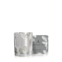  Frasier Fir Poured Candle, 6.5 oz Silver