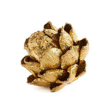  Gold Glitter Artichoke 5"