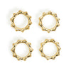 Gold Bamboo Napkin Rings