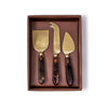 Set of 3 Tortoise Cheese Knives