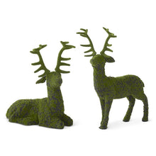  25" Sitting Moss Deer