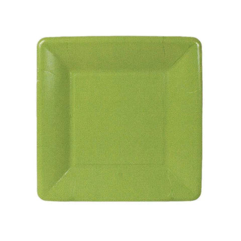 Grosgrain Moss Green Dessert Plates