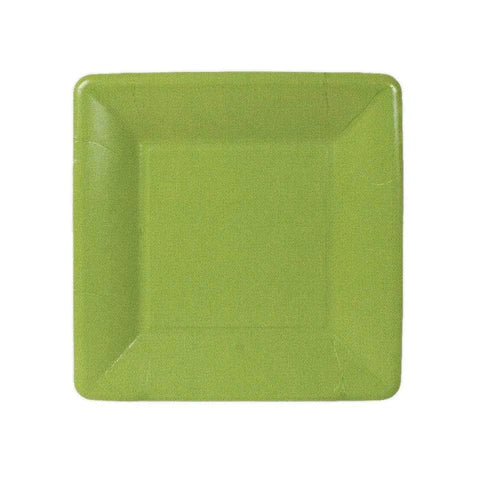 Grosgrain Moss Green Dessert Plates