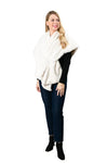 Katie Faux Fur Keyhole Wrap