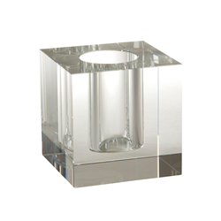 Square Crystal Vase