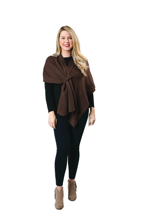 Katie Knot Solid Keyhole Wrap