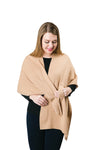 Katie Knot Solid Keyhole Wrap