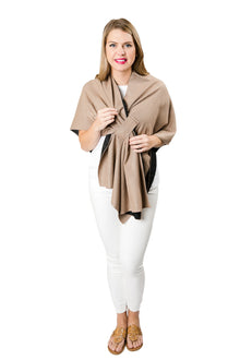  Kate Knit Keyhole Wrap