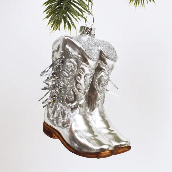 Lets Go Girls Boot Ornament