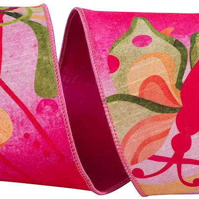 4" Butterfly Colors Bright Silk 10 YDS