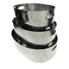 Silver Hammered Ice Tub