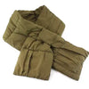 Quilted Puffer Scarf w/ Zipper Pocket