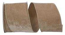  4" Taupe Velvet Plush