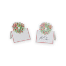  Ribbon Stripe Wreath Place Cards