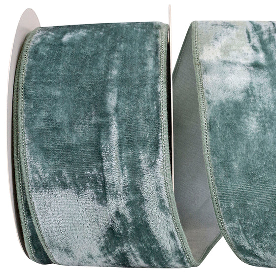 4" Aqua Plush Ribbon