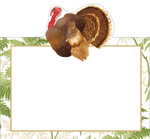  Turkey Among Ferns Place Cards