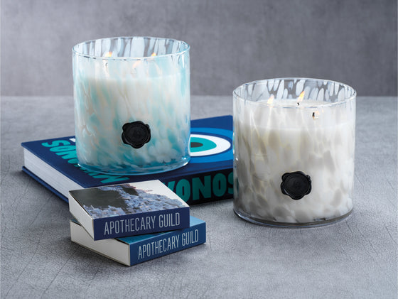 Sunset Beach Opal Glass Candle