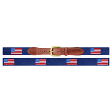  Needle Point American Flag Belt