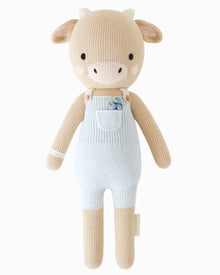  Asher the Cow Hand Knit Doll 20"