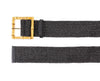 Woven Belt with Bamboo Buckle