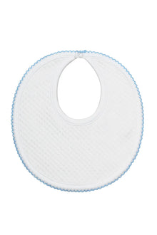  Blue Picot Trim Bib