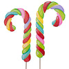  Merry and Bright Candy Cane Garden Stake