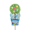  Blue Topiary Garden Stake