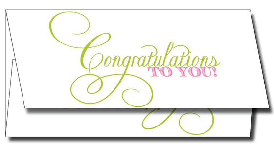 Congratulations to You Currency Enclosure