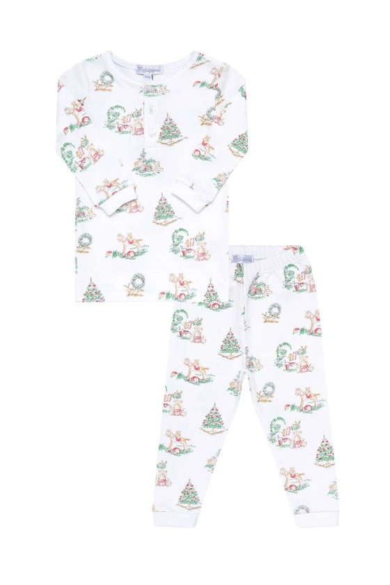 Christmas Toile Pajamas