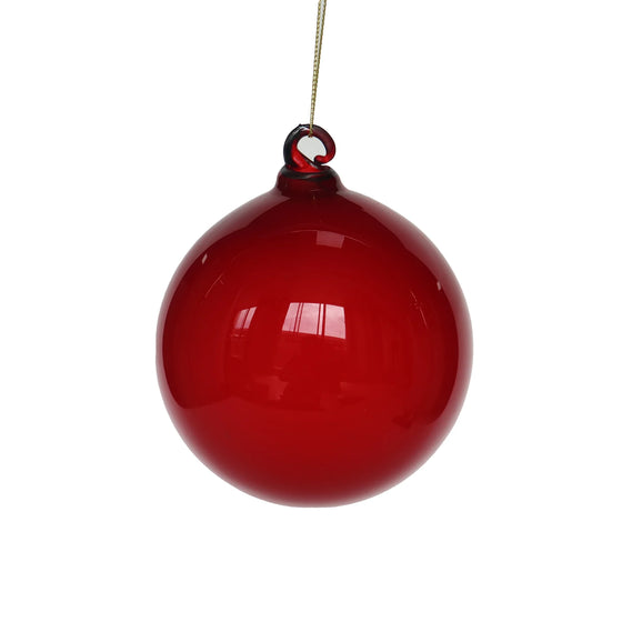 4" Glass Ornament 100MM