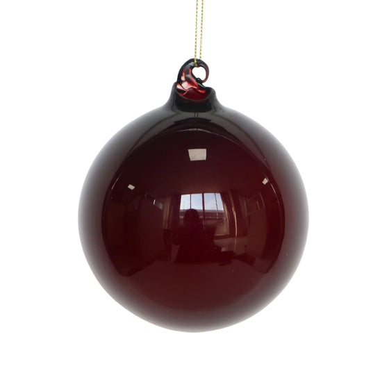 4" Glass Ornament 100MM