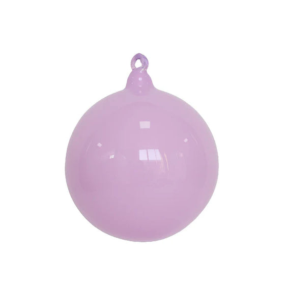 4"Milky Glass Ornament 100MM