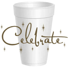  'Celebrate' Styrofoam Cups