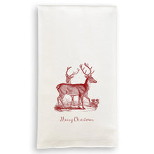  Merry Christmas Deer Dish Towel